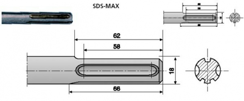 Broca Sds Max Butantã - Broca Multimaterial